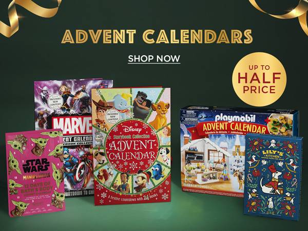 Up to half price Advent Calendars