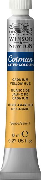 Winsor & Newton Cotman Watercolour 8ml Cadmium Yellow Hue