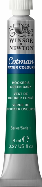 Winsor & Newton Cotman Watercolour 8ml Hooker's Green Dark Hue