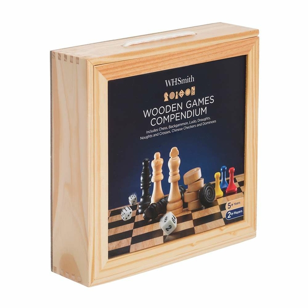WHSmith Wooden Games Compendium WHSmith