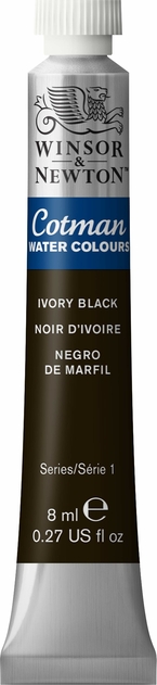 Winsor & Newton Cotman Watercolour 8ml Ivory Black