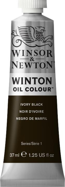 Winsor & Newton Winton Oil Colour 37ml Ivory Black