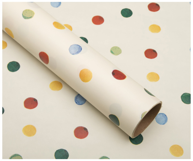 Image of Emma Bridgewater Polka Dot Wrapping Paper 3m (1 Roll)