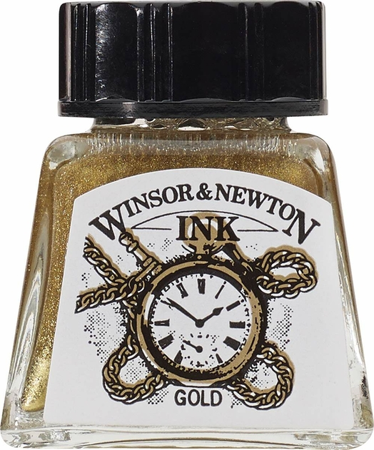 Winsor & Newton Drawing Ink 14ml Gold