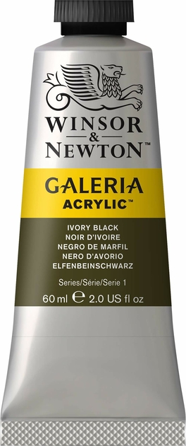 Winsor & Newton Galeria Acrylic 60ml Ivory Black