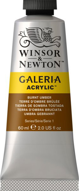 Winsor & Newton Galeria Acrylic 60ml Burnt Umber