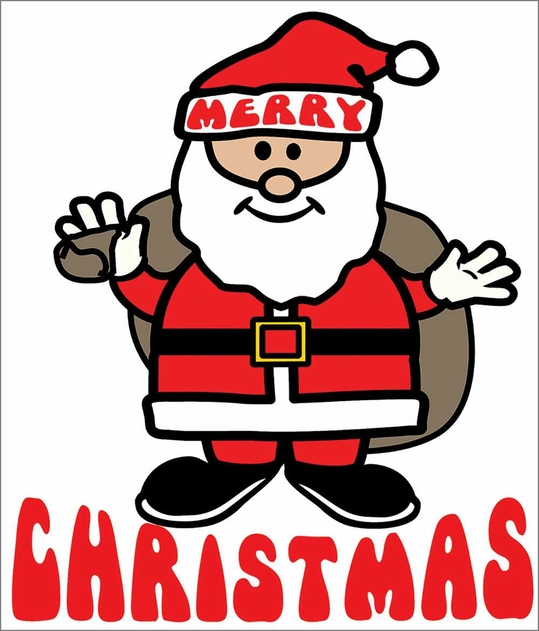 Image of Portfolio Happy Santa Christmas Card