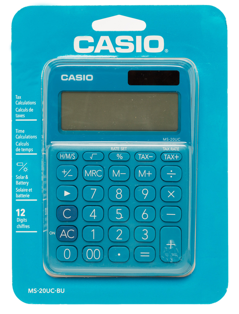 casio calculator dimensions