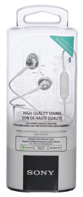 Sony MDR-EX110AP White Stereo Headphones
