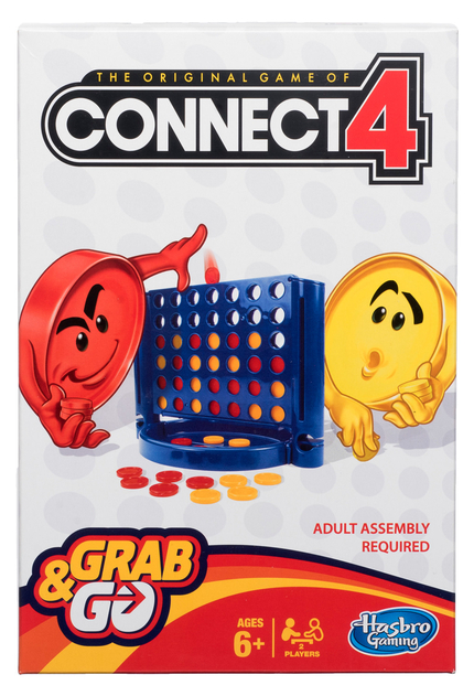 Image of Hasbro Connect 4 Grab & Go Travel Game