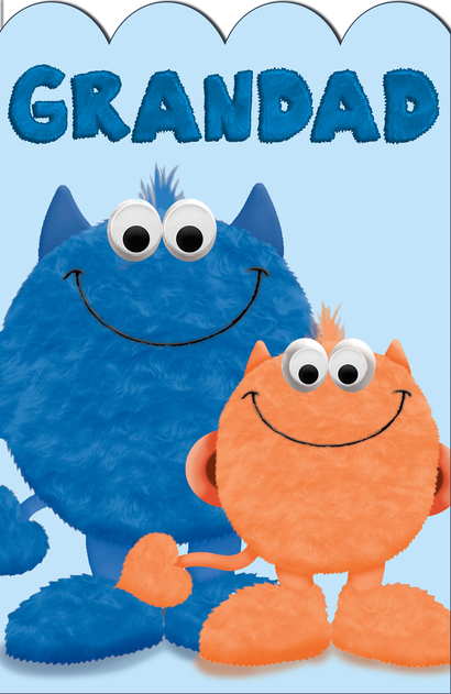 Image of My Monster Grandad Father's Day Card
