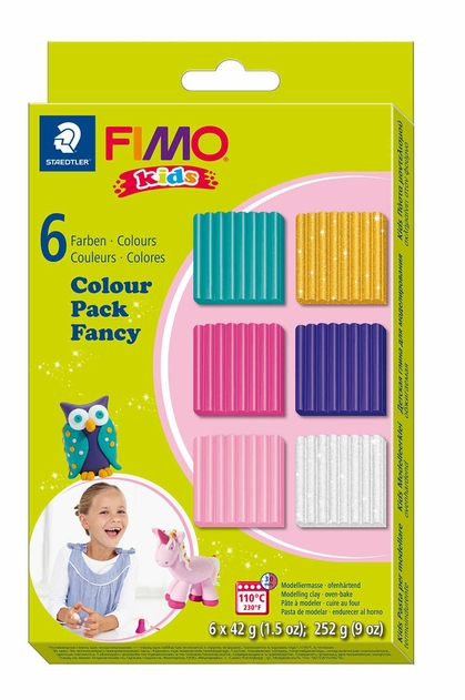 STAEDTLER FIMO Kids Modelling Clay Pastel Colours (Pack of 6)