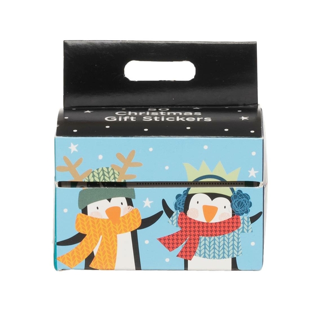 Image of WHSmith Assorted Christmas Gift Stickers and Labels (Pack of 50)