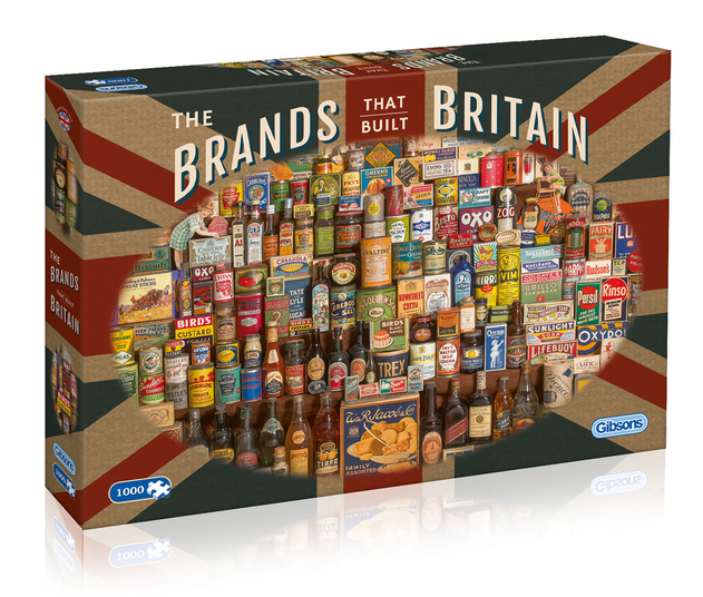 Image of Gibsons The Brands that Build Britain 1000 Piece Jigsaw Puzzle