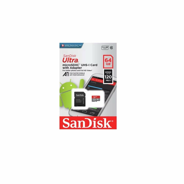 SanDisk Ultra 64GB microSD Card