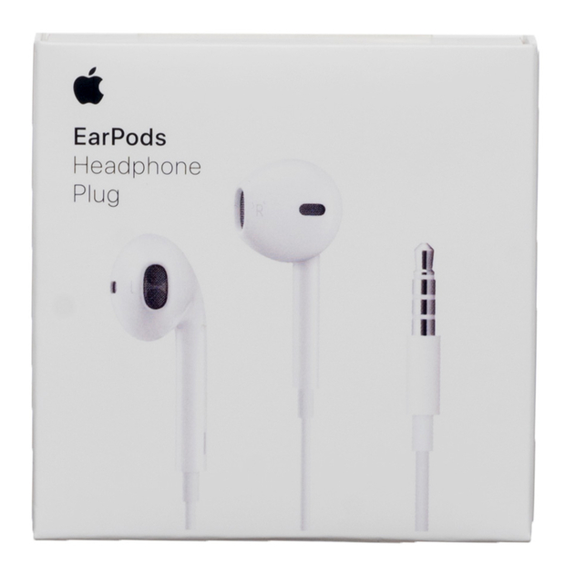Apple EarPods with 3.5mm Headphone Plug, MNHF2ZM/A, White