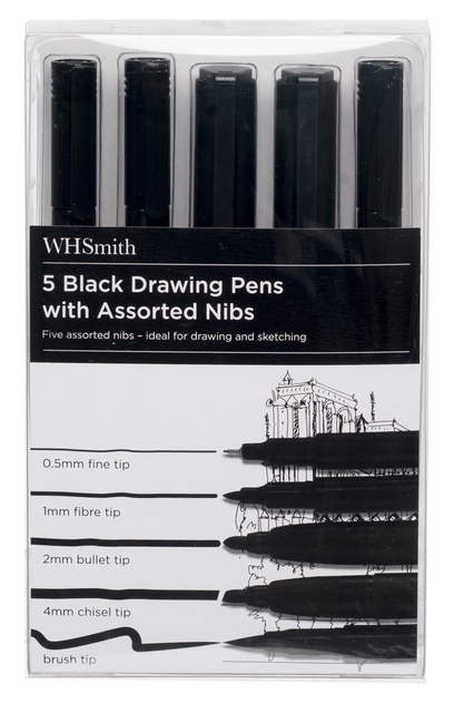 different types of ink pens