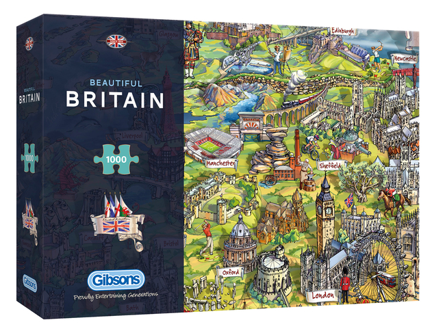 Image of Gibsons Beautiful Britain 1000 Piece Jigsaw Puzzle