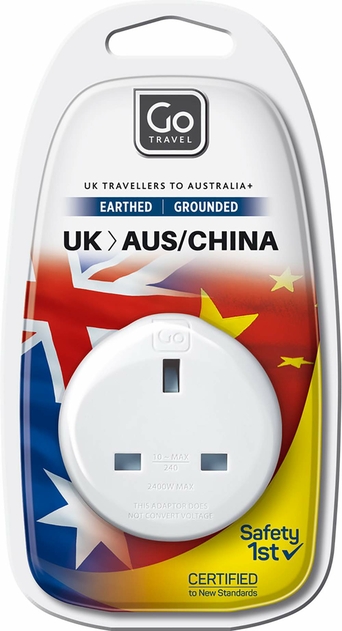 Image of GoTravel UK-Australia and China Adaptor