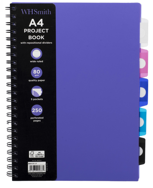 Notepads Writing Pads A4 Note Book Ruled Lined Back To School Work