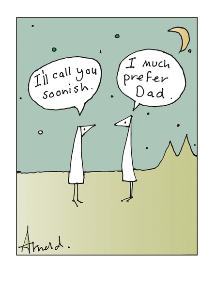 Image of I Much Prefer Dad Father's Day Card