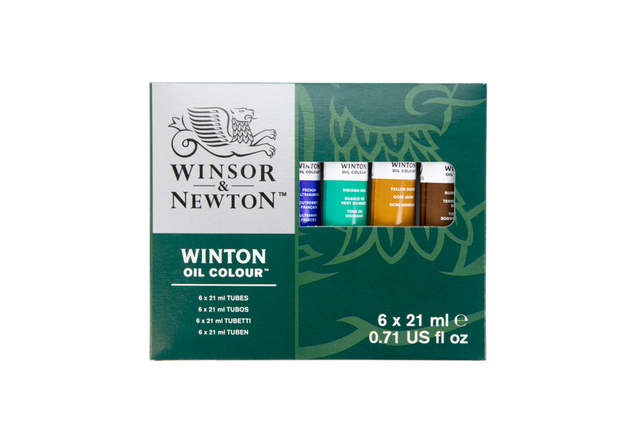 Winsor & Newton Winton Oil Colour 6 x 21ml Tube Set
