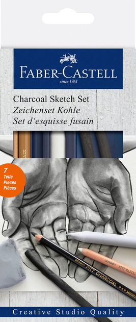 Faber-Castell Creative Studio Charcoal Sketch Set (Pack of 7)