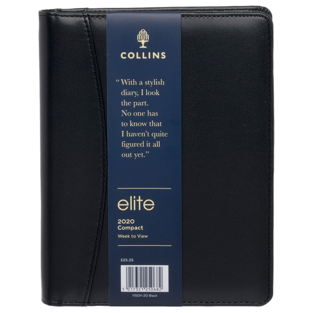 Blue Collins Mini Business Card Holder