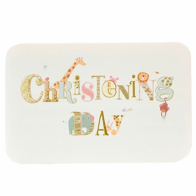 Image of Carlton Christening Card