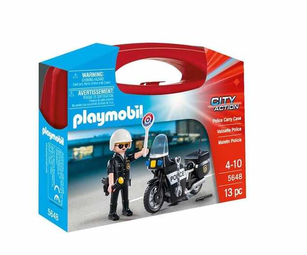 Playmobil 5648 City Action Police Small Carry Case