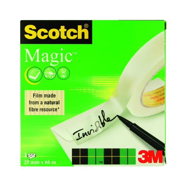 Image of Scotch Magic Tape 810 25mmx66m Transparent 8102566
