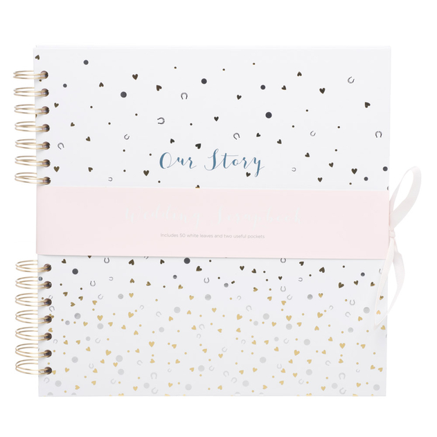 Confetti Wedding Scrapbook WHSmith