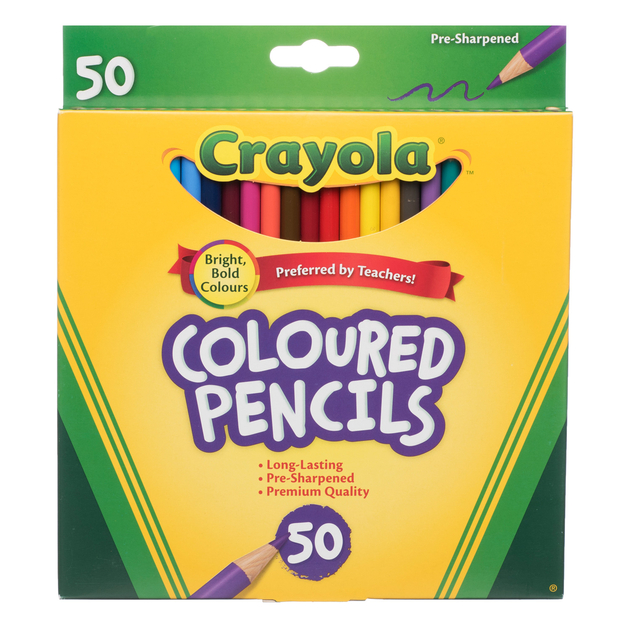 Crayola Colouring Pencils (Pack of 50)