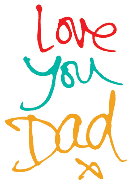 Image of Love You Dad Father's Day Card