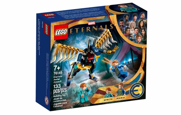 Image of LEGO Marvel Eternals' Aerial Assault Building Toy 76145