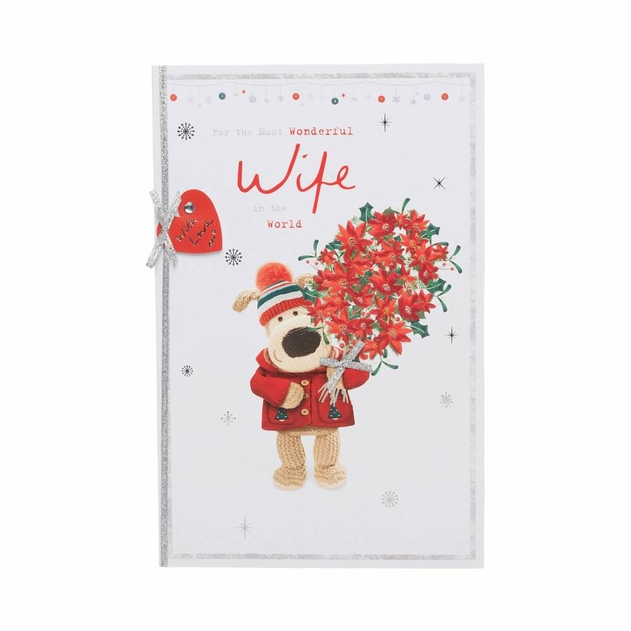 Image of UK Greetings Carlton Wife Christmas Card