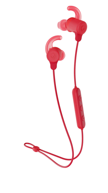 Image of Skullcandy Jib+ Active Blutooth Wireless Sport Earbuds with Microphone Red In-Ear Headphones