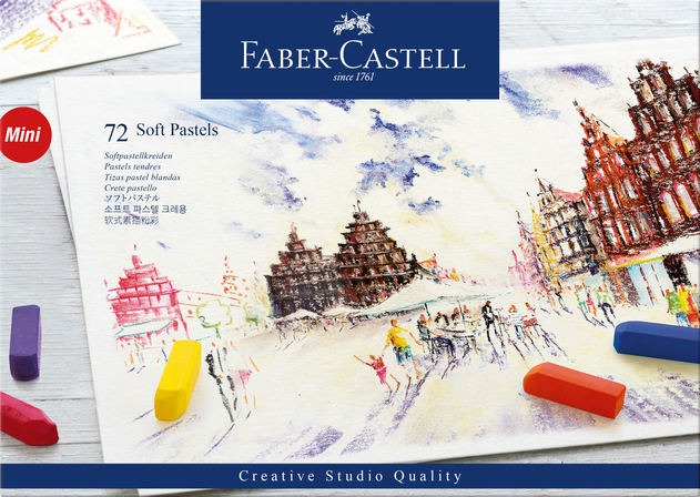 Faber-Castell Creative Studio Soft Pastels (Pack of 72)