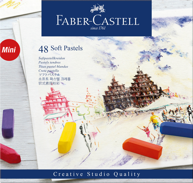 Faber-Castell Creative Studio Soft Pastels (Pack of 48)