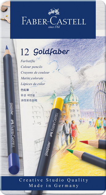Faber-Castell Creative Studio Goldfaber Colouring Pencils (Pack of 12)