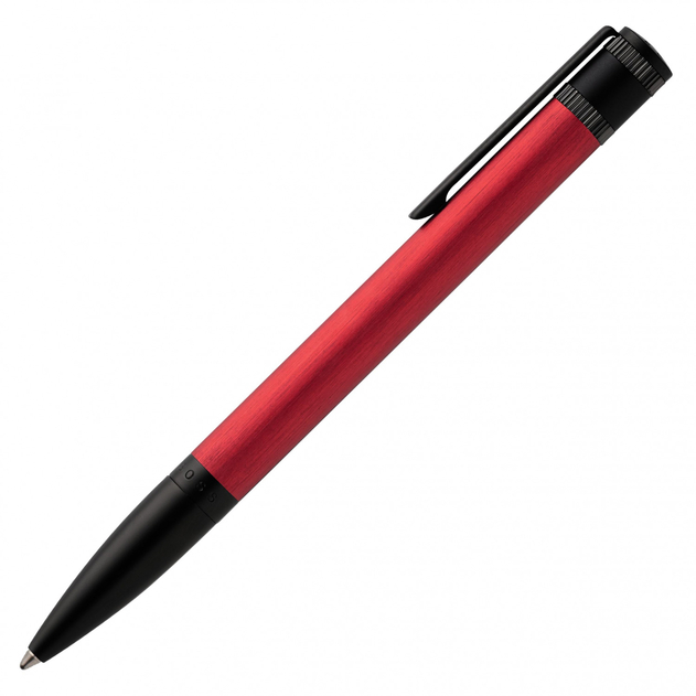 HUGO BOSS Explore Brushed Red Ballpoint Pen
