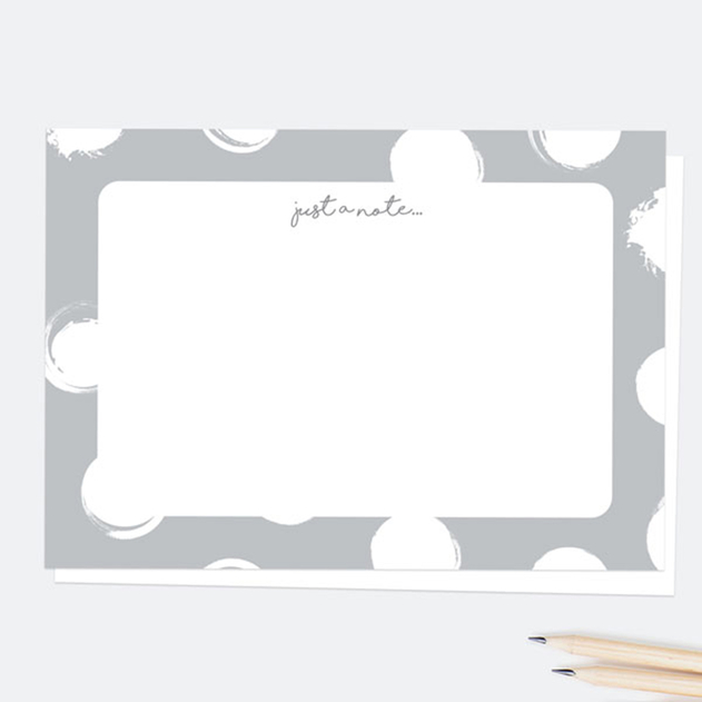 Image of Dotty About Paper Join The Dots Just A Note - Note Cards (Pack of 10)