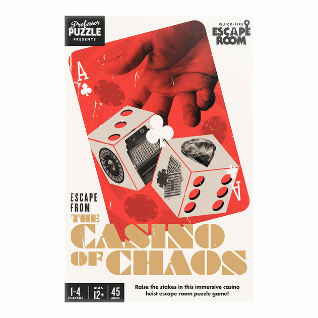 Image of Professor Puzzle Escape from the Casino of Chaos Escape Room Game