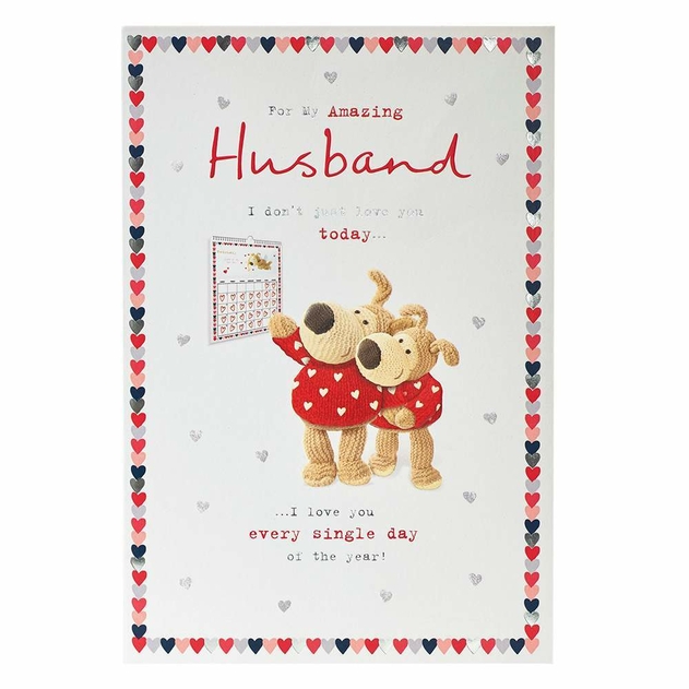 Image of UK Greetings Boofle Husband Valentine's Day Card