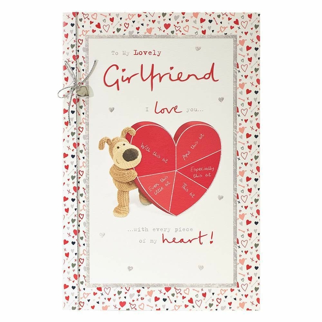 Image of UK Greetings Boofle Girlfriend Valentine's Day Card