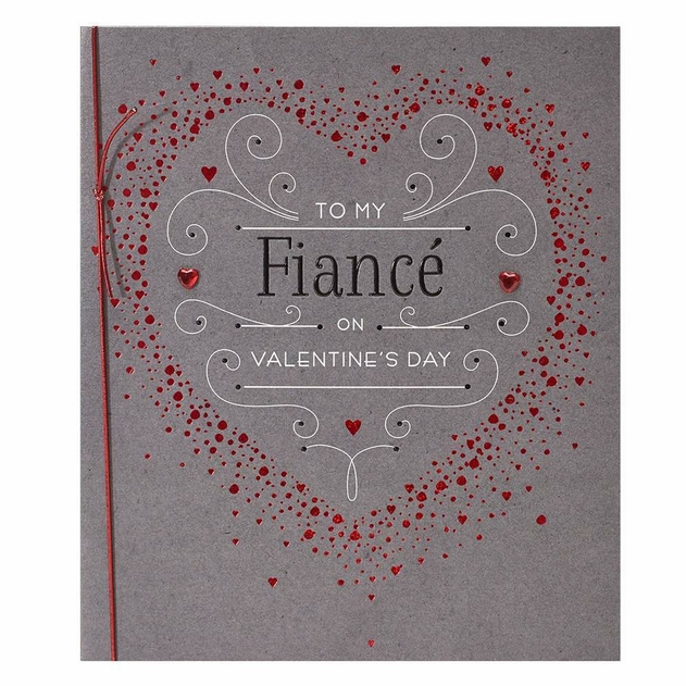 Image of UK Greetings Fiance Valentine's Day Card