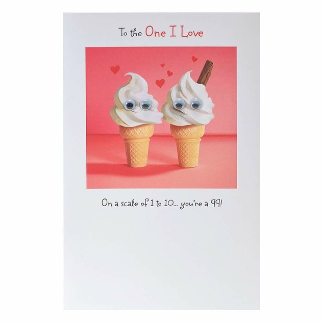 Image of UK Greetings One I Love Valentine's Day Card