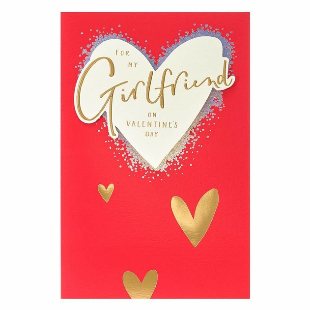 Image of UK Greetings Girlfriend Valentine's Day Card