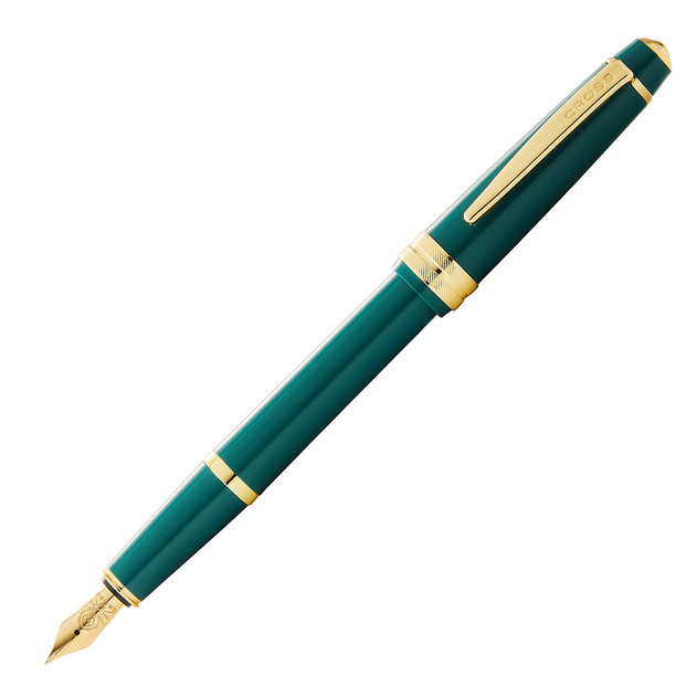 Cross Bailey Light Midnight Green Resin with Gold Tone Appointments Fountain Pen
