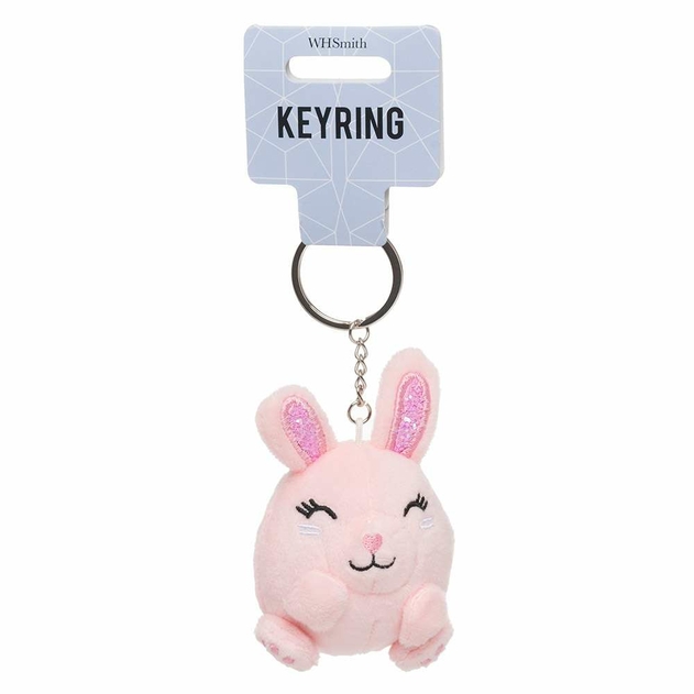 WHSmith Plush Rabbit Keyring